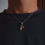 Football Necklace Silver
