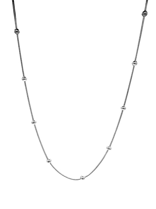 “BEAD CHAIN” Silver