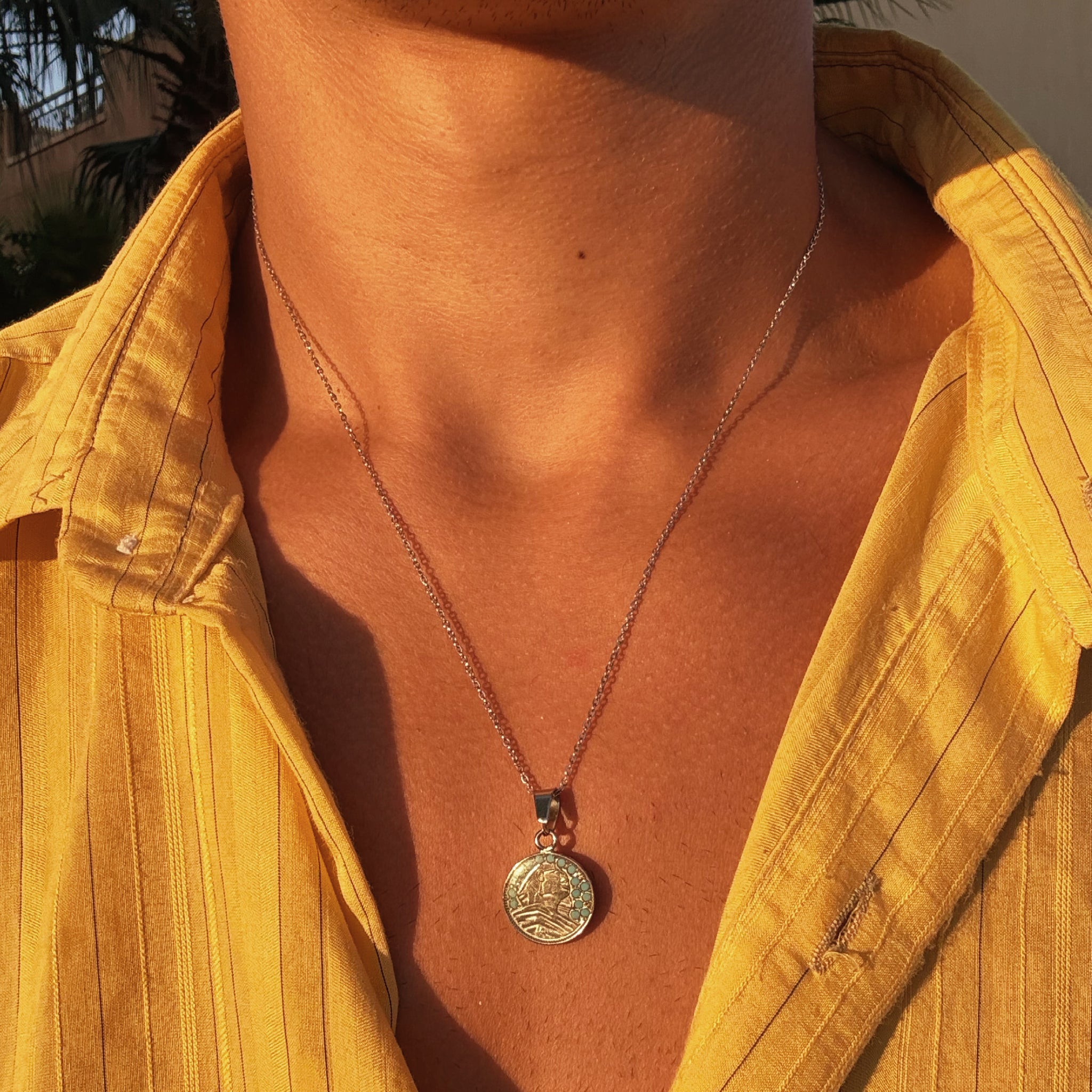 Turquoise Sphinx silver