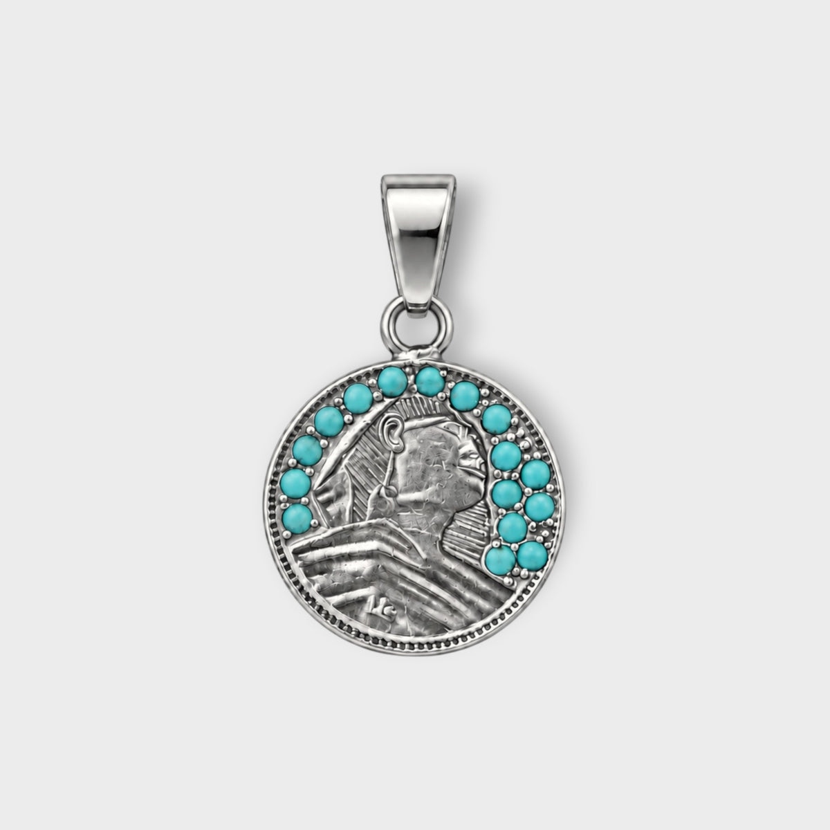 Turquoise Sphinx silver