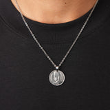 King Farouk Necklace Silver