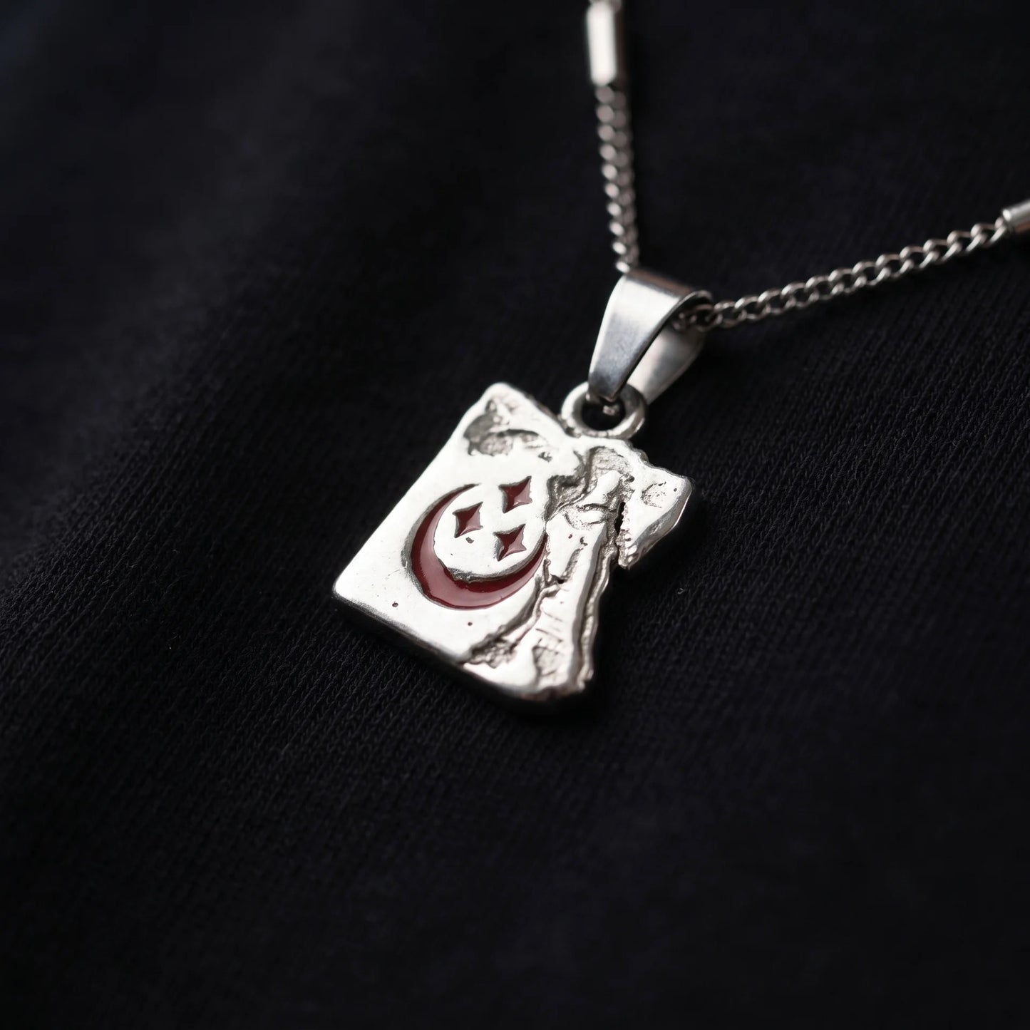 Egypt Map Silver