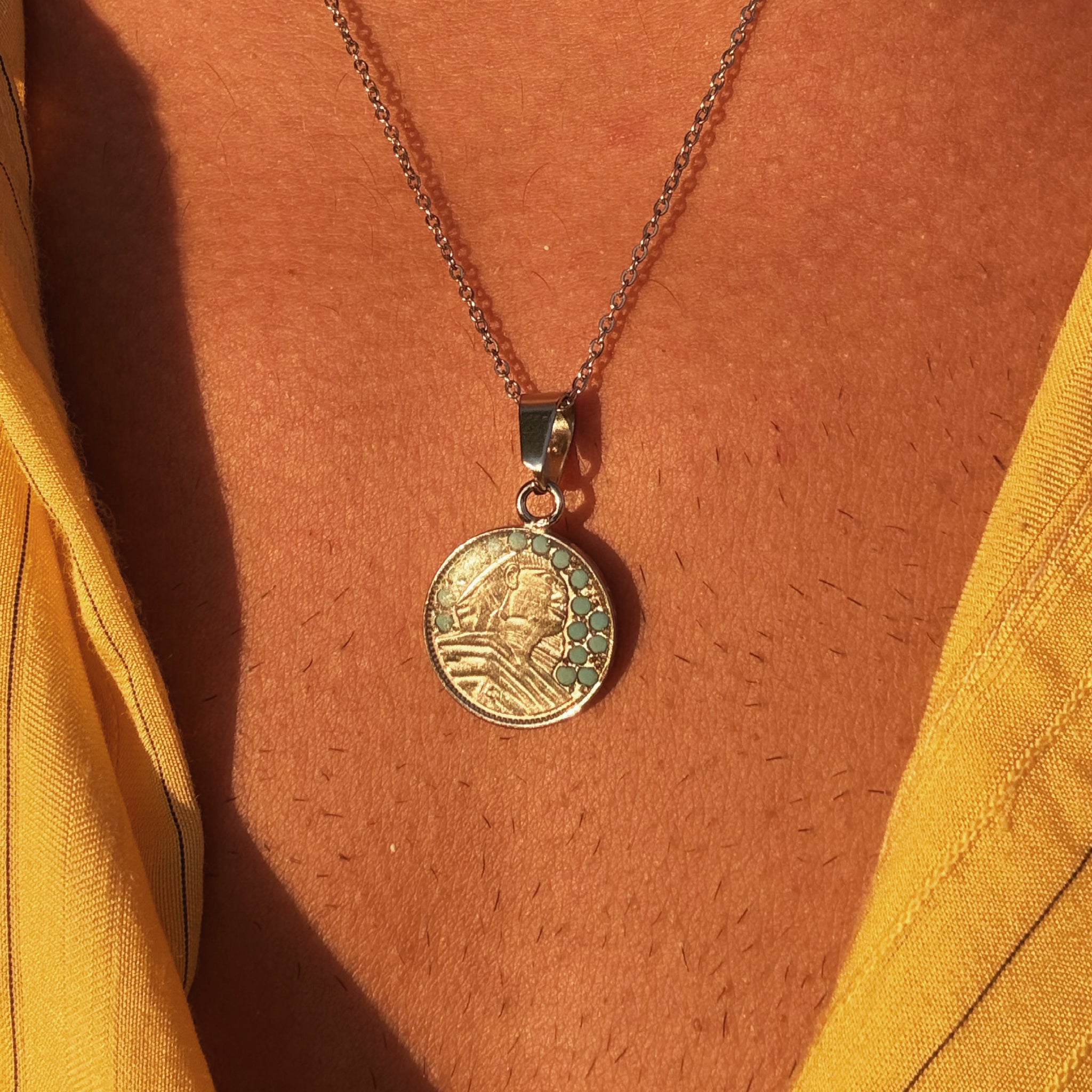 Turquoise Sphinx silver