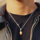 Fries Necklace Silver