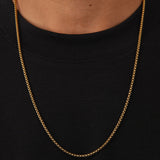 Round Box Chain Gold