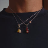 Gameboy Necklace Silver