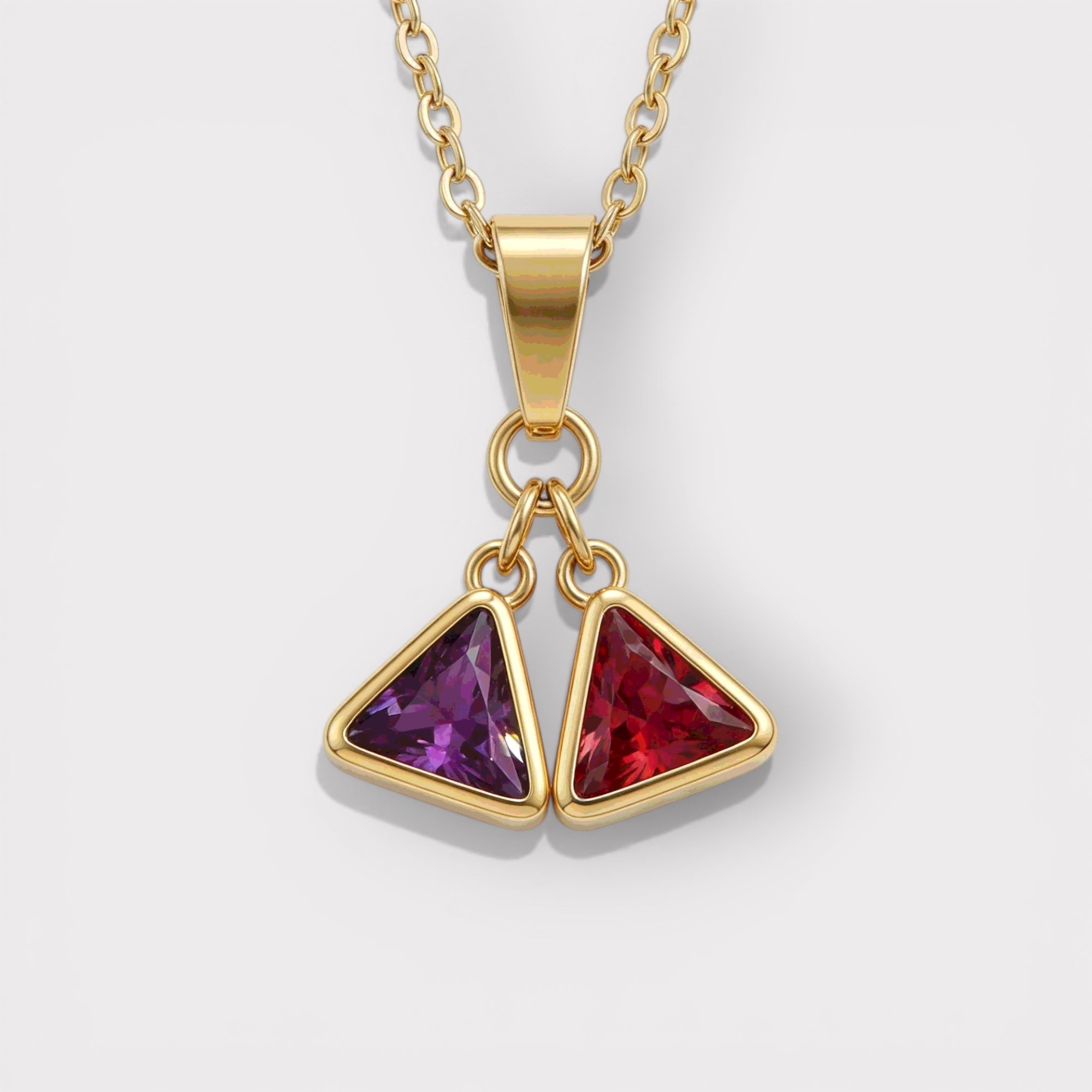 Crimson Spell Necklace Gold