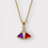 Crimson Spell Necklace Gold