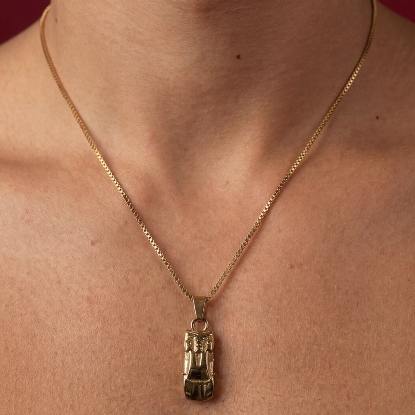 Nine Eleven Necklace Gold