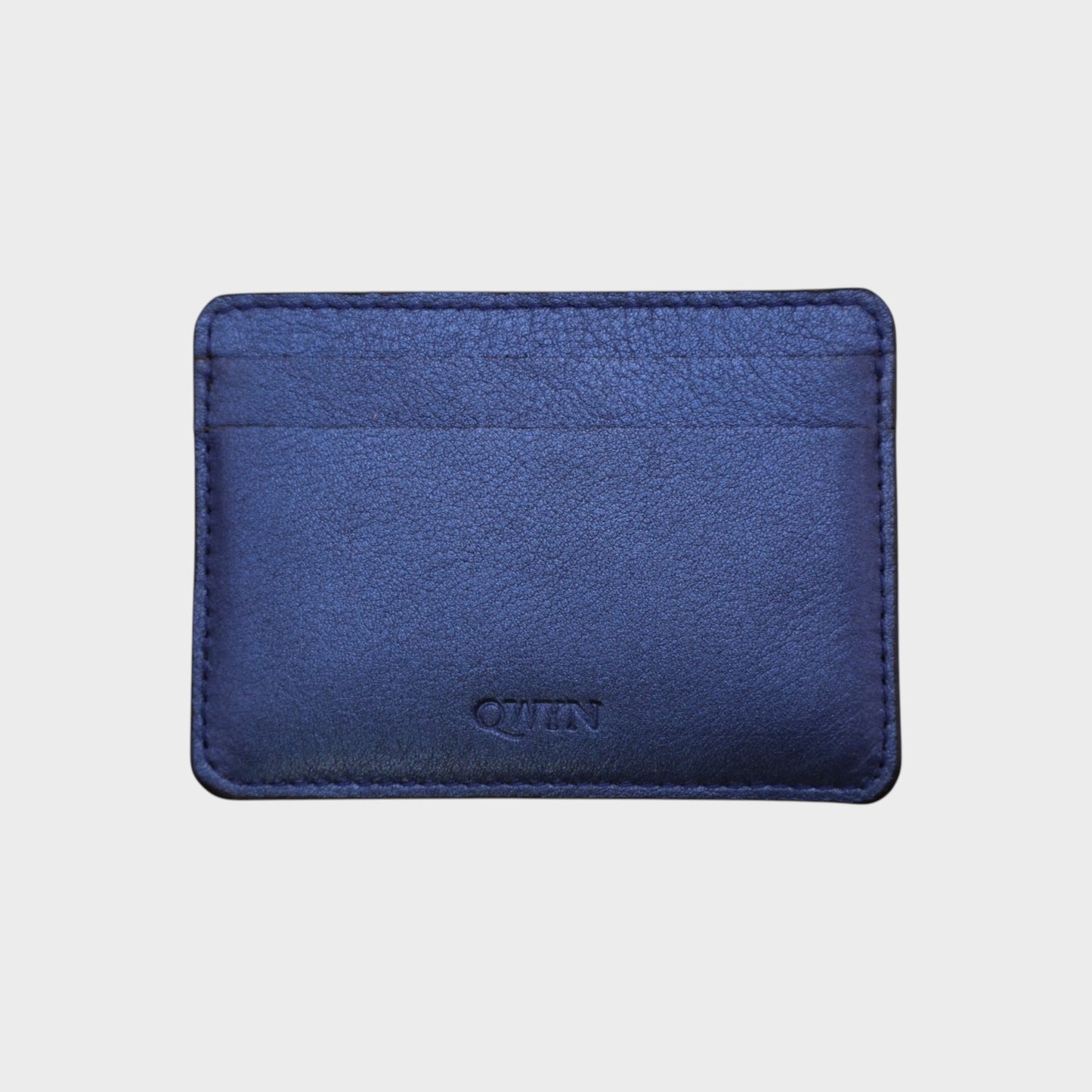 METALLIC BLUE CARDHOLDER